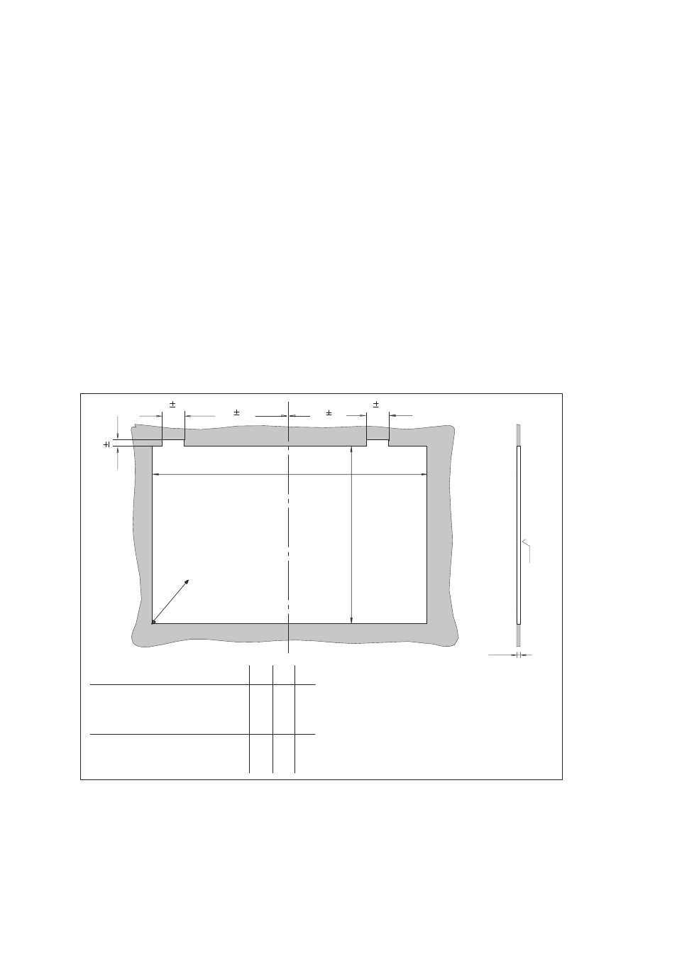 3_montag.pdf, Mounting, 1 mounting cut-out | 1 panel pc 670 | Siemens PC 870 User Manual | Page 27 / 48