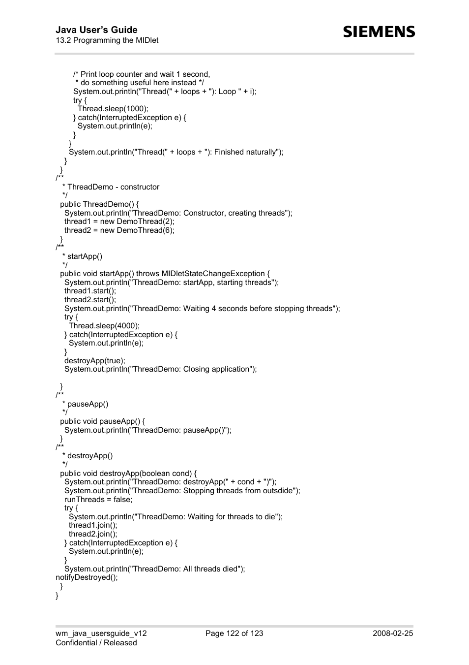 Java user’s guide | Siemens XT65 User Manual | Page 122 / 123