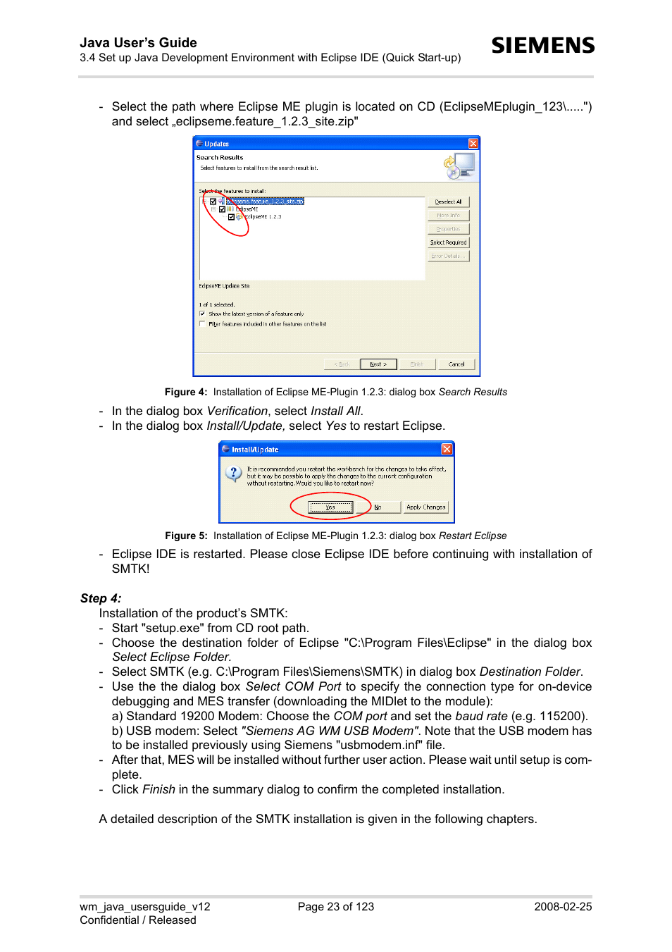 Figure 4, Figure 5 | Siemens XT65 User Manual | Page 23 / 123