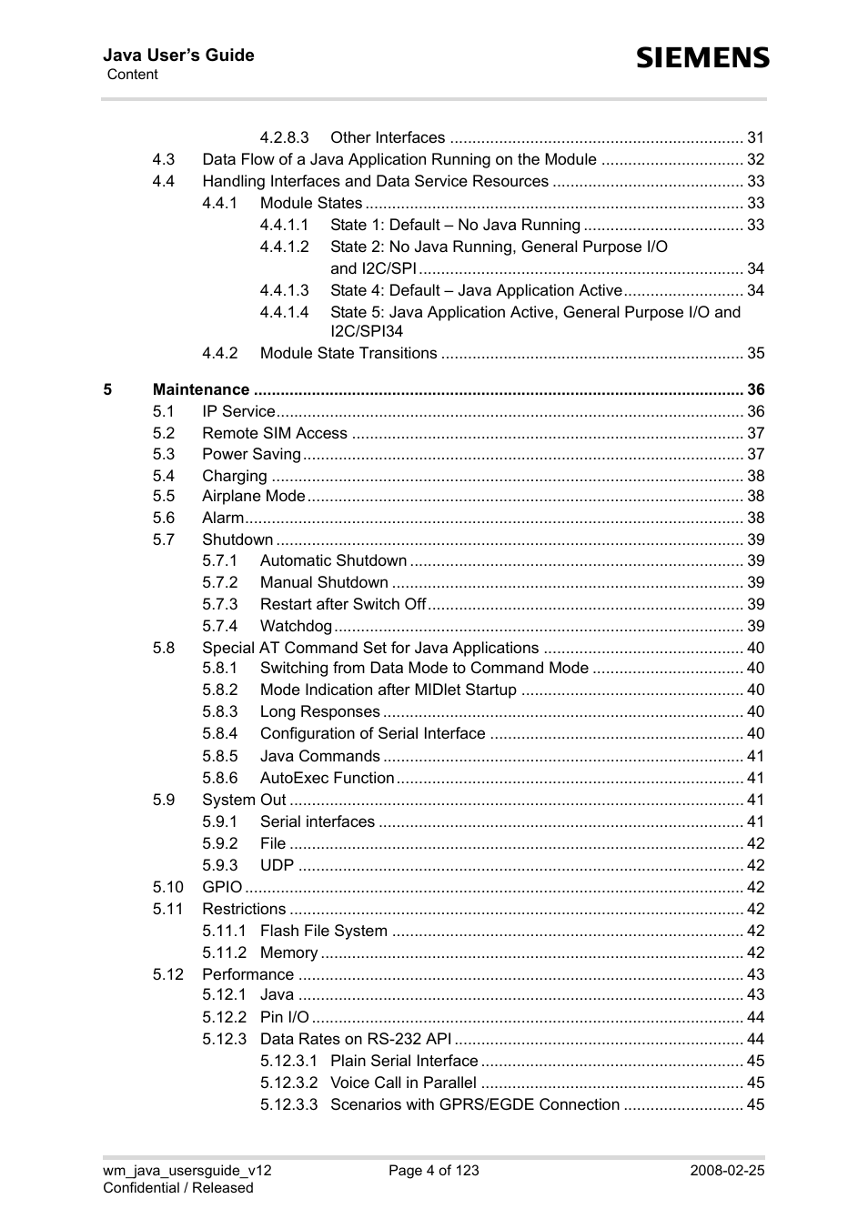 Siemens XT65 User Manual | Page 4 / 123