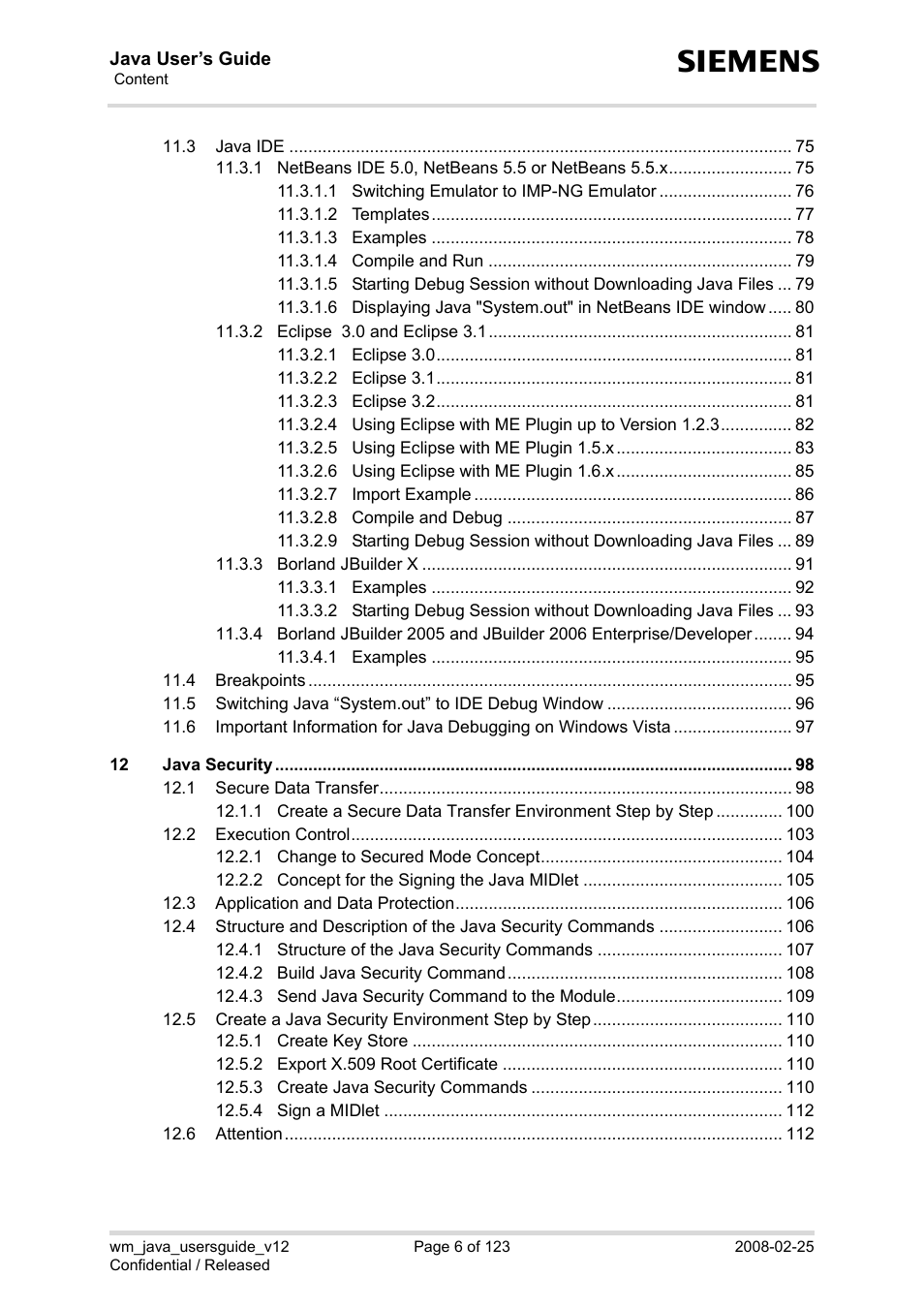 Siemens XT65 User Manual | Page 6 / 123