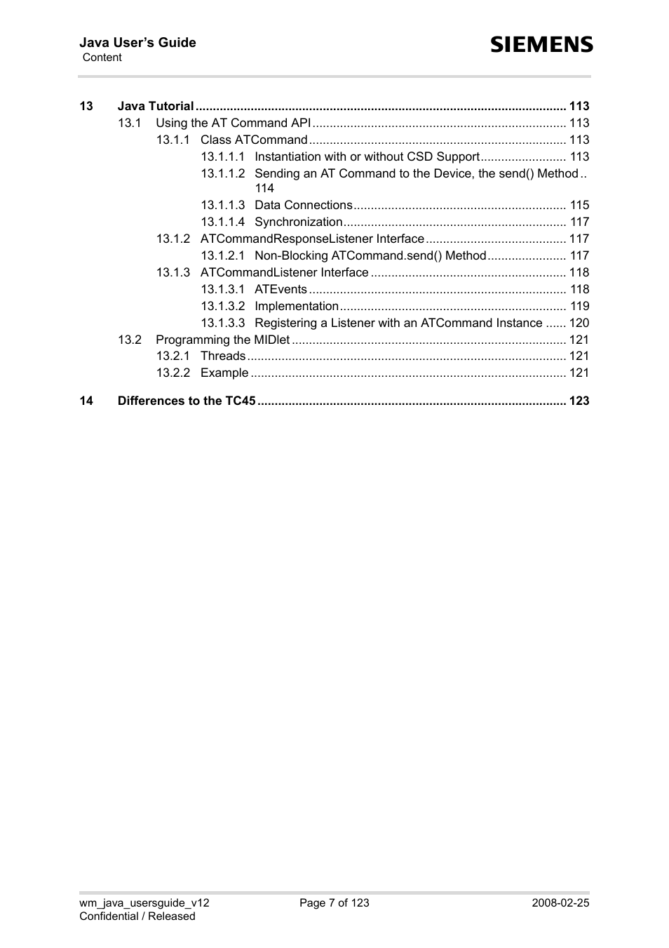 Siemens XT65 User Manual | Page 7 / 123