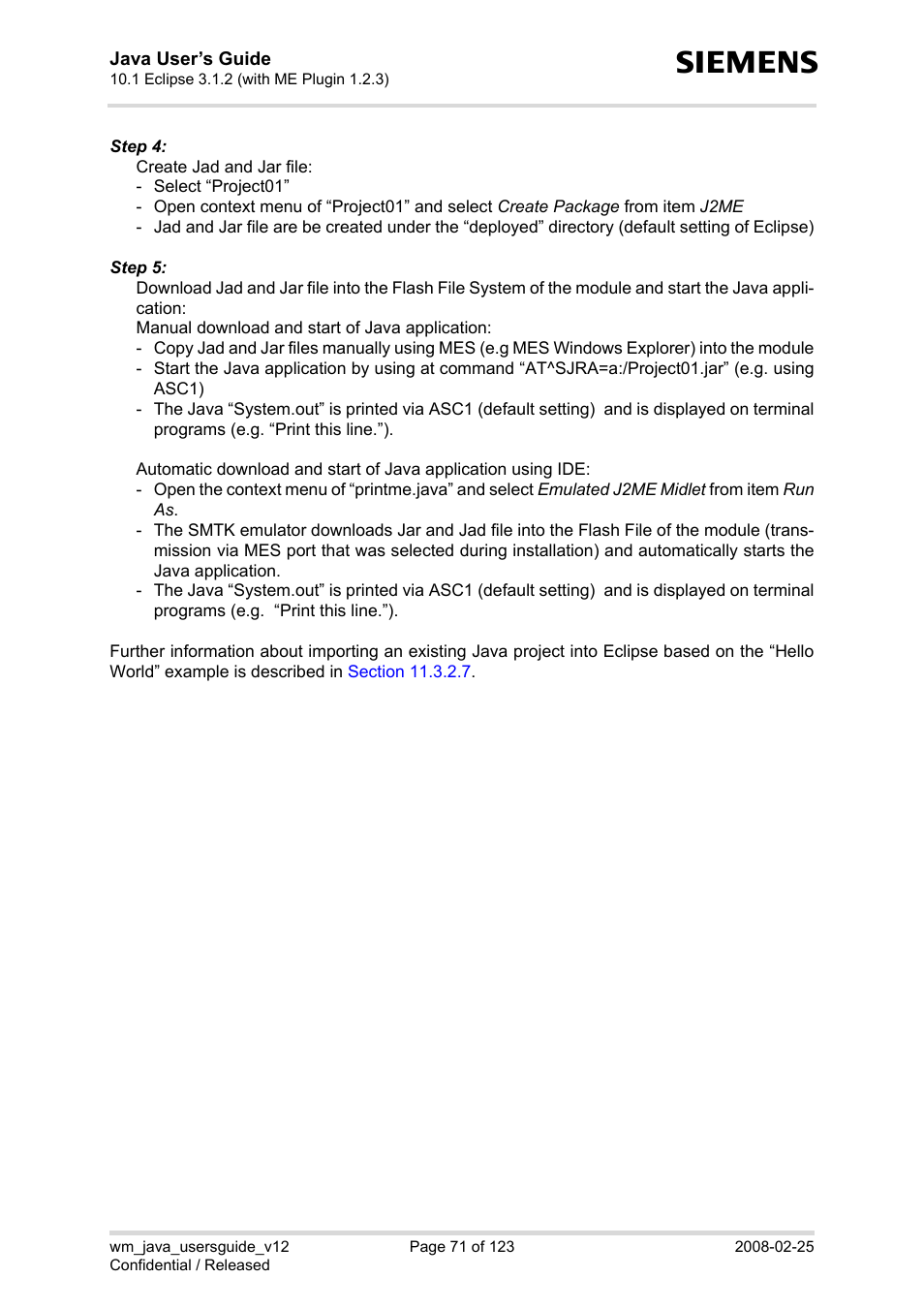 Siemens XT65 User Manual | Page 71 / 123