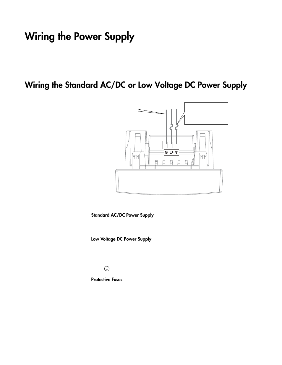 Wiring the power supply | Siemens ACCESS 9200 User Manual | Page 3 / 5