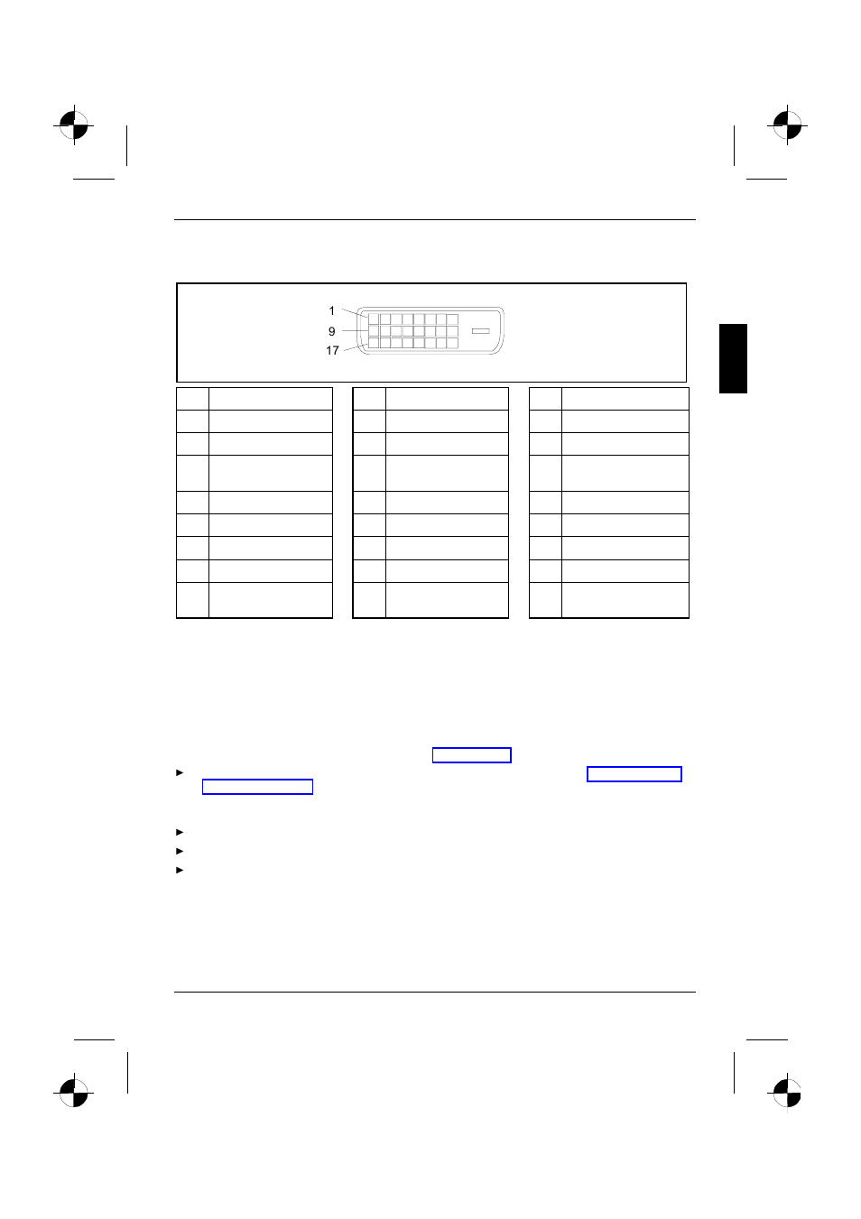 Monitor port dvi-d, Trouble shooting | Siemens 383V FA User Manual | Page 29 / 30