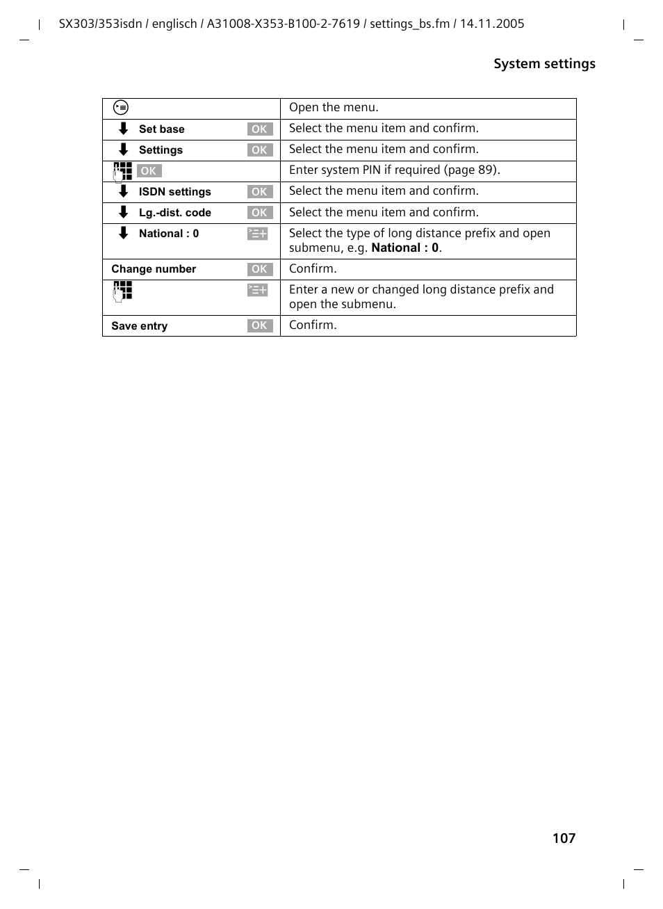 Siemens CX203isdn User Manual | Page 108 / 161