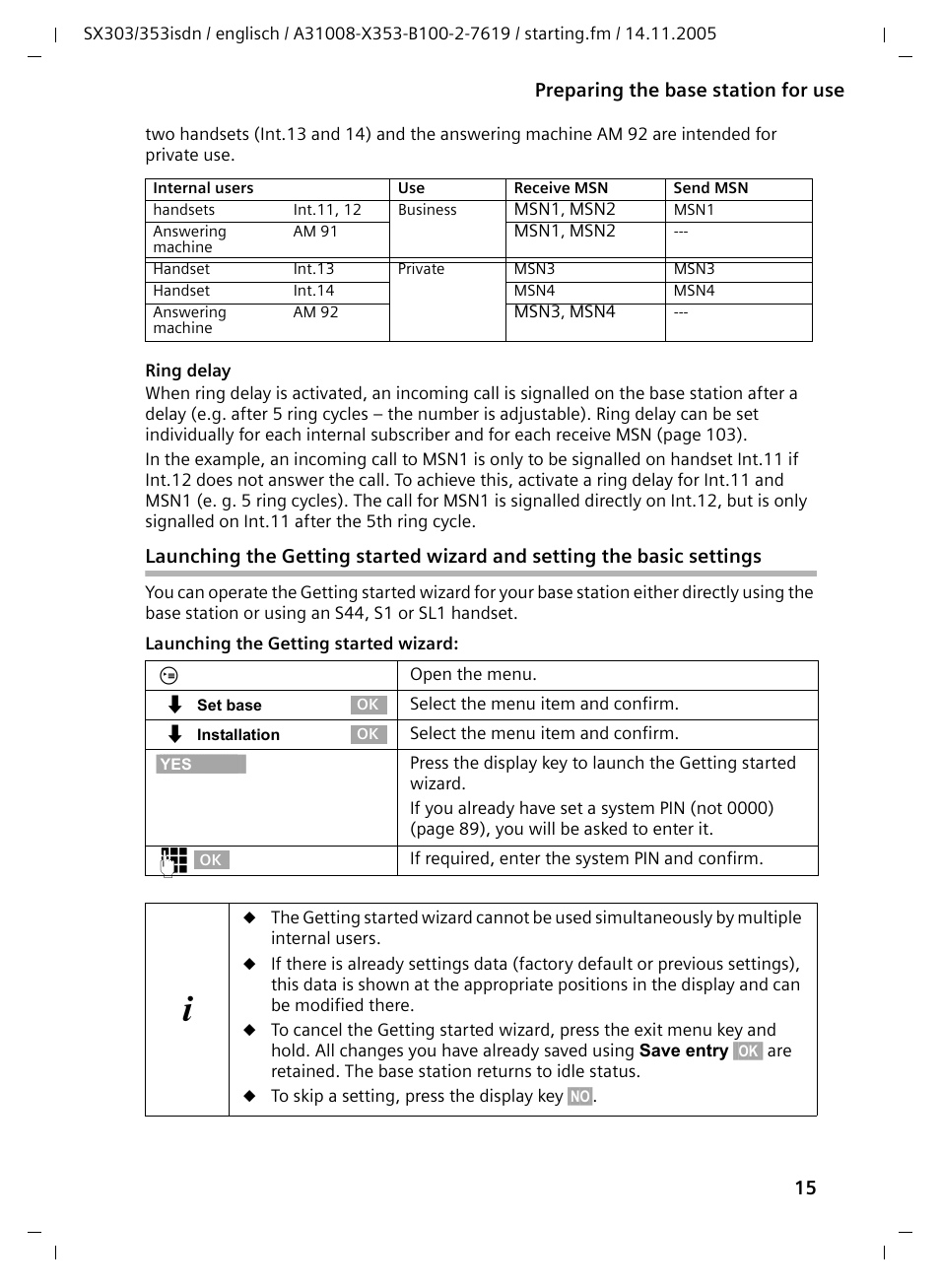 Siemens CX203isdn User Manual | Page 16 / 161