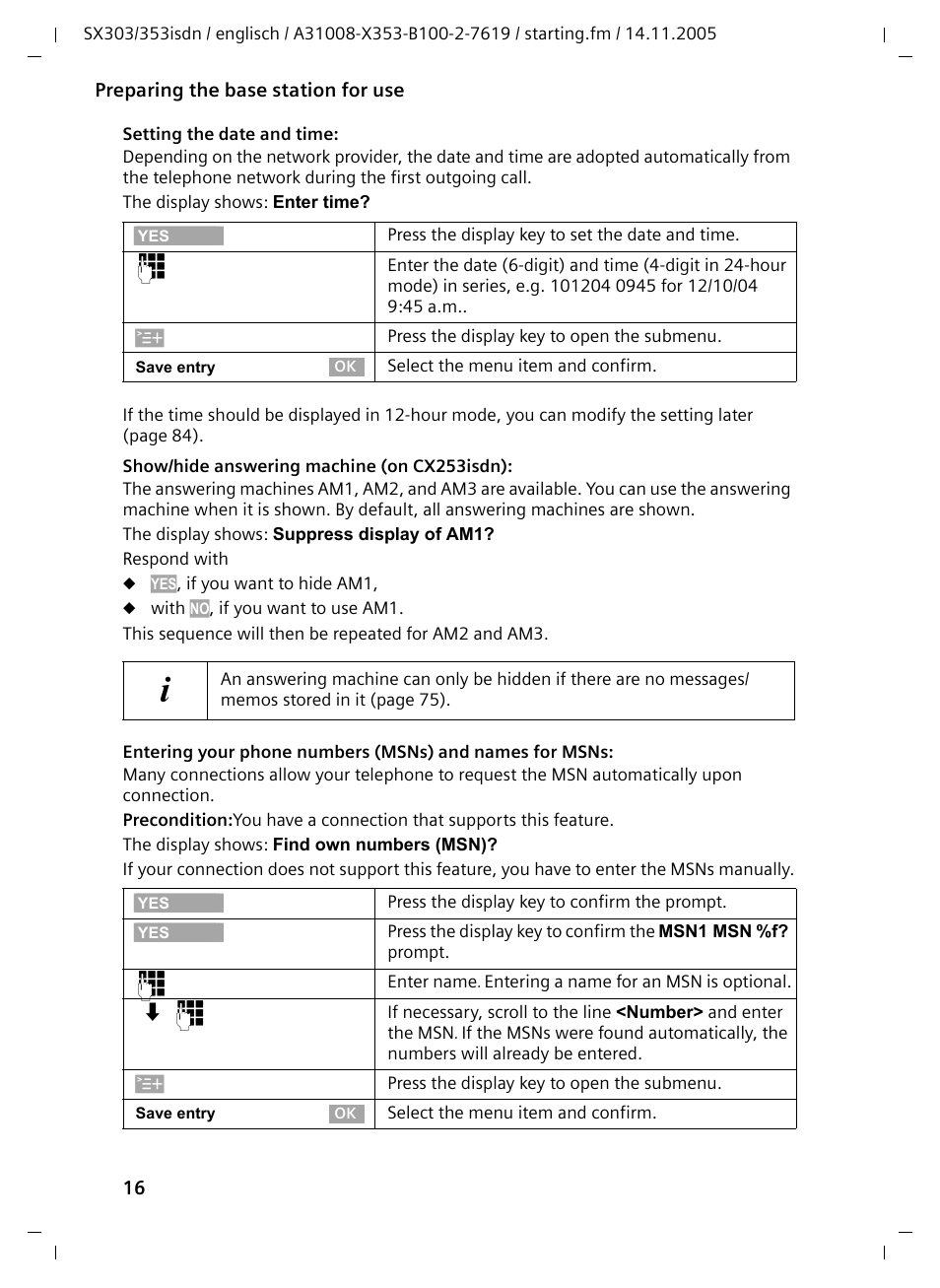 Siemens CX203isdn User Manual | Page 17 / 161