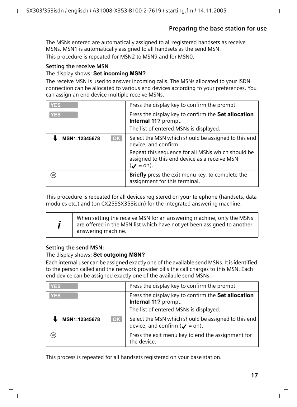 Siemens CX203isdn User Manual | Page 18 / 161