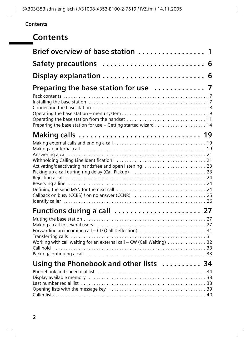 Siemens CX203isdn User Manual | Page 3 / 161