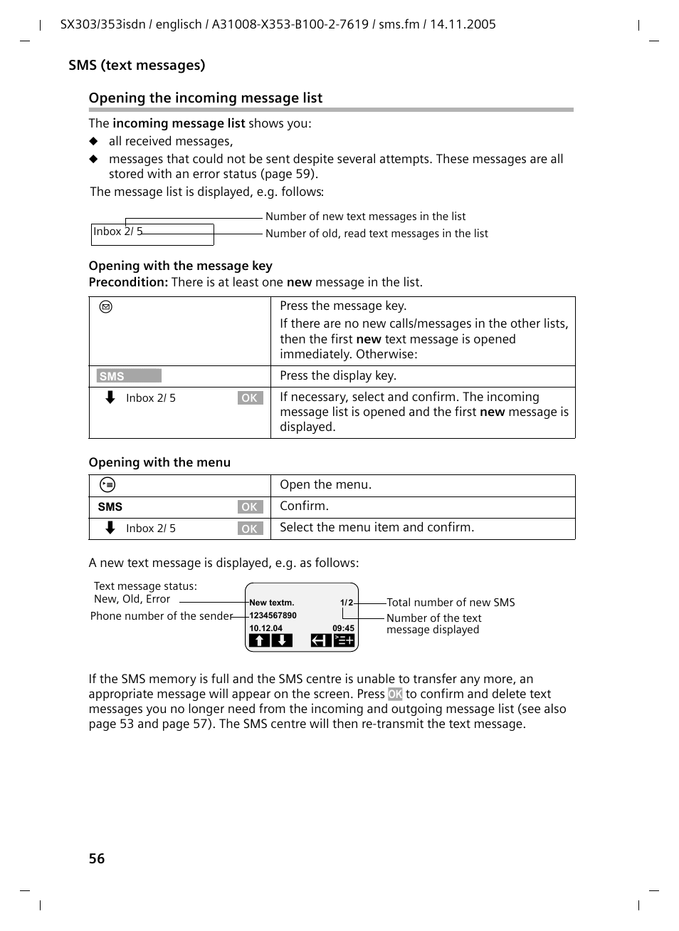 Siemens CX203isdn User Manual | Page 57 / 161