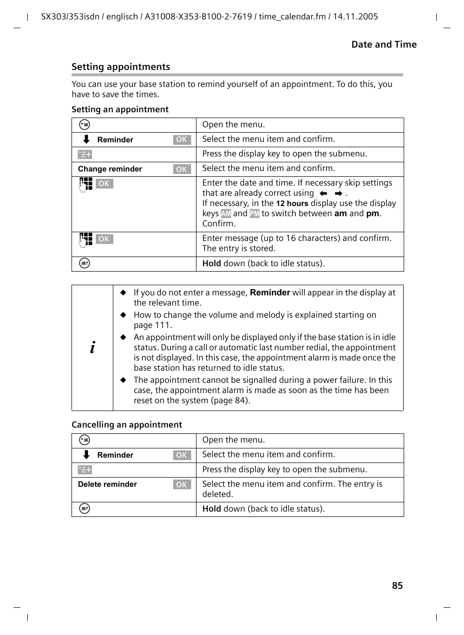 Siemens CX203isdn User Manual | Page 86 / 161