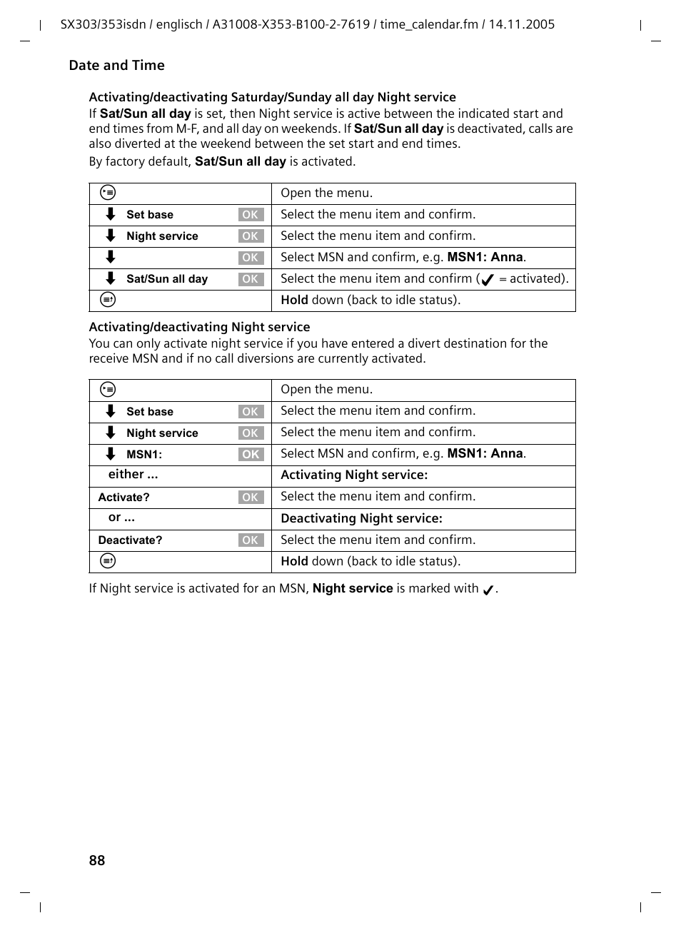 Siemens CX203isdn User Manual | Page 89 / 161