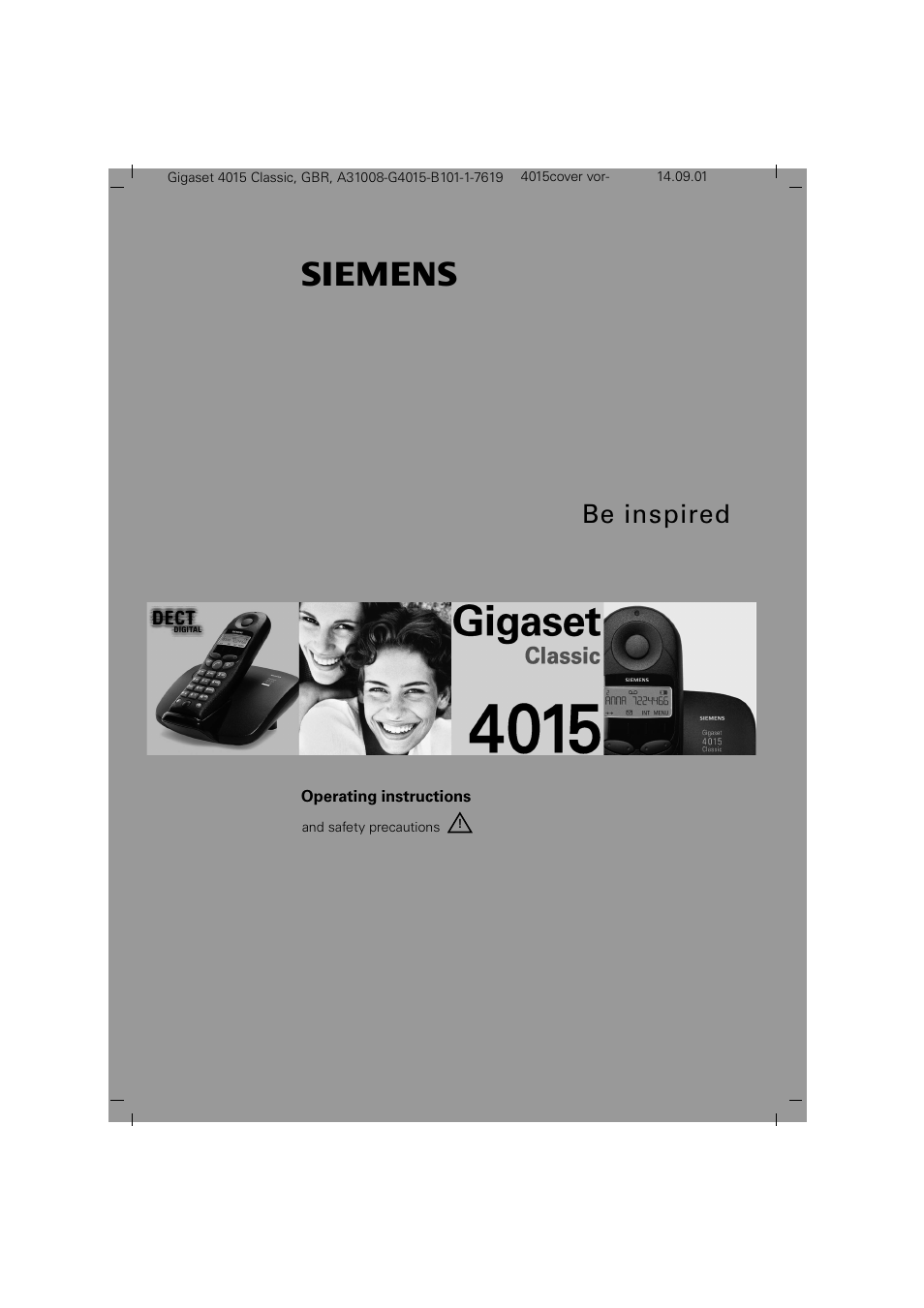 Siemens Gigaset 4015 User Manual | 77 pages