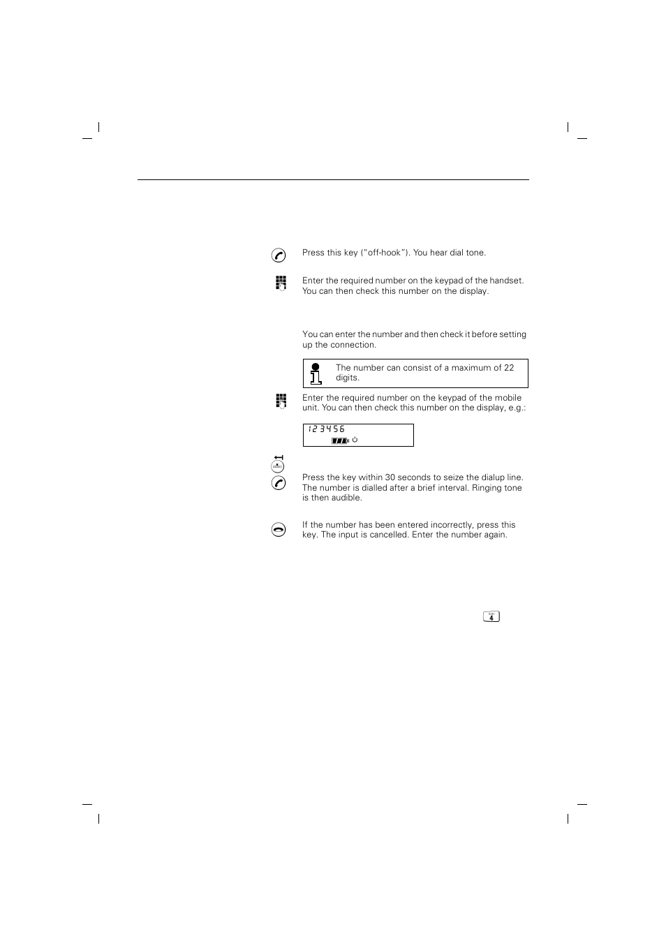 Outgoing calls | Siemens 2015 User Manual | Page 16 / 88