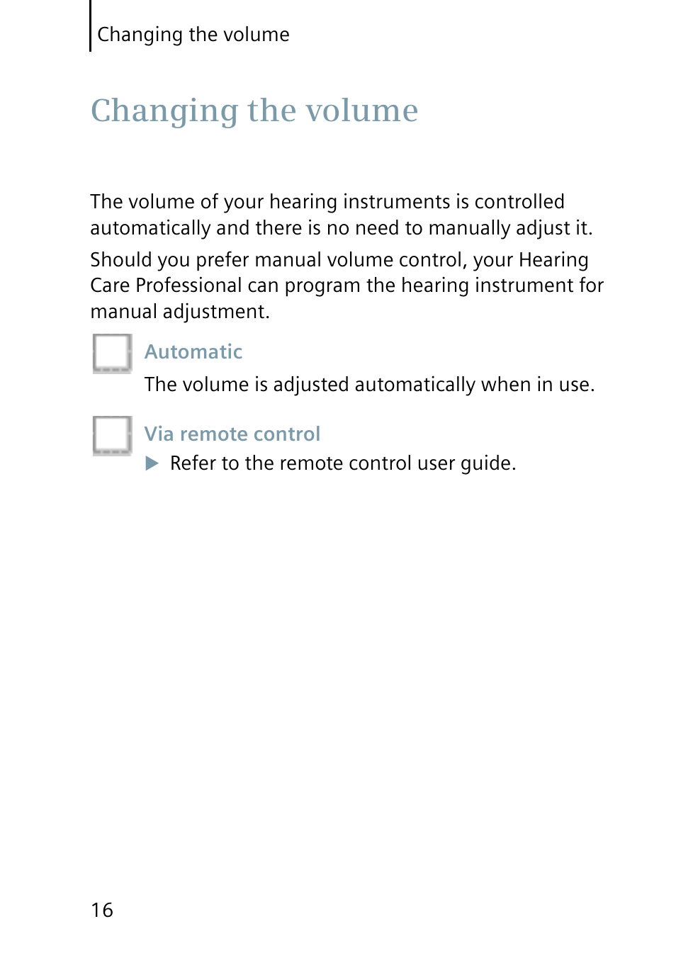 Changing the volume | Siemens Pure User Manual | Page 16 / 32