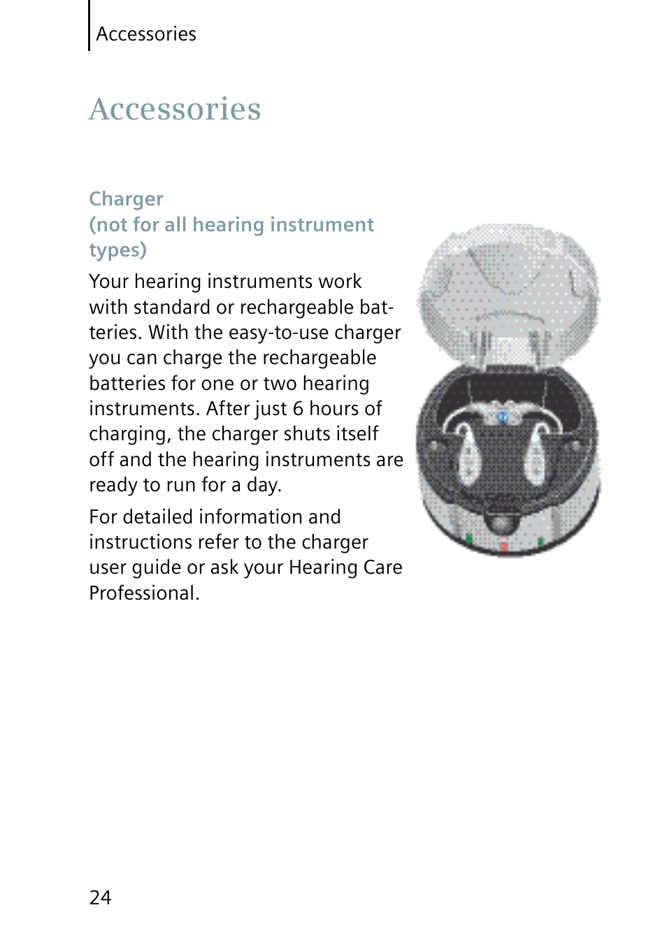 Accessories | Siemens Pure User Manual | Page 24 / 32