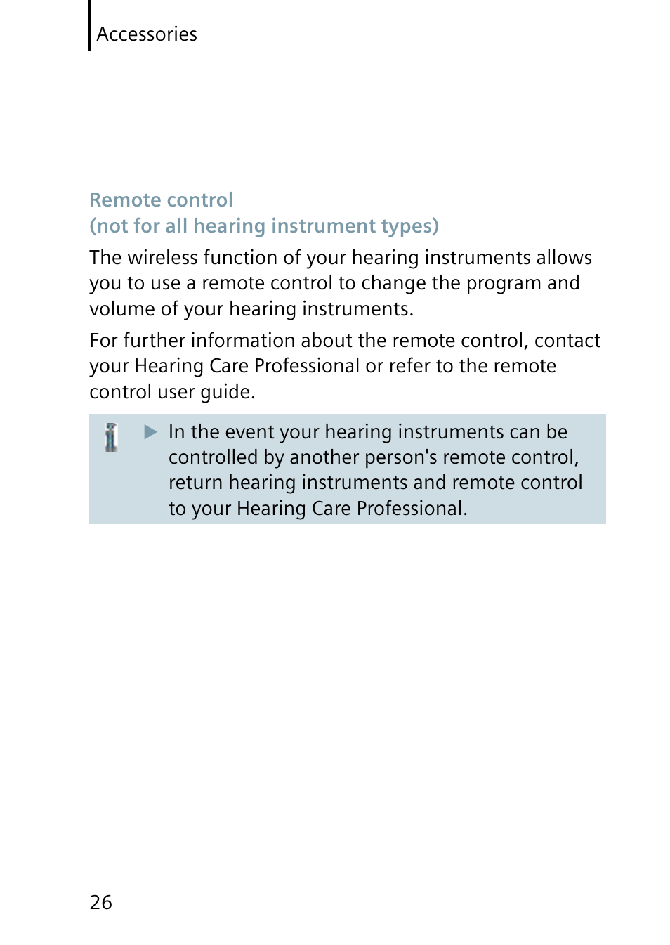 Siemens Pure User Manual | Page 26 / 32