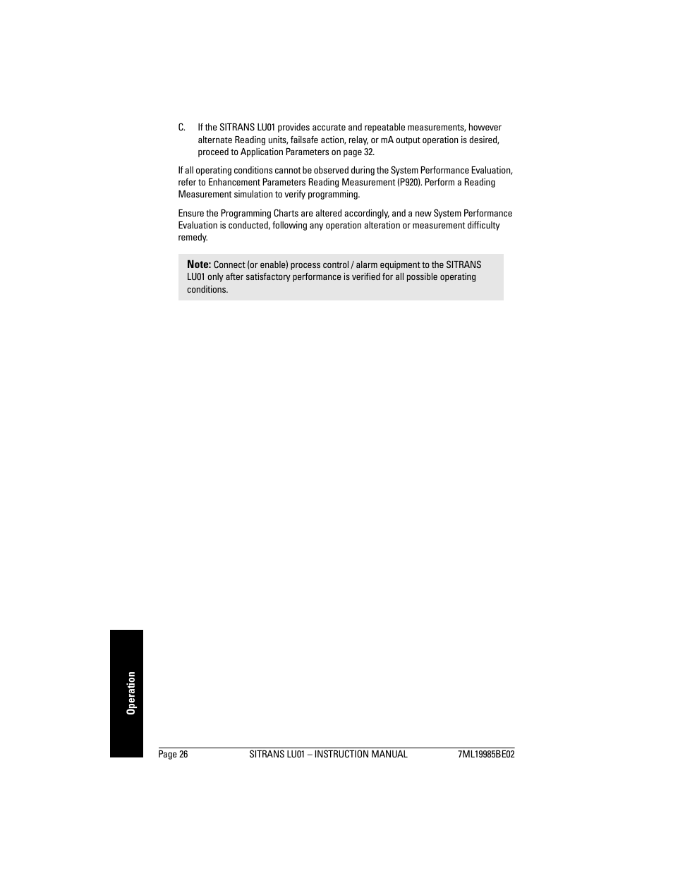 Siemens sitrans LU01 User Manual | Page 32 / 114