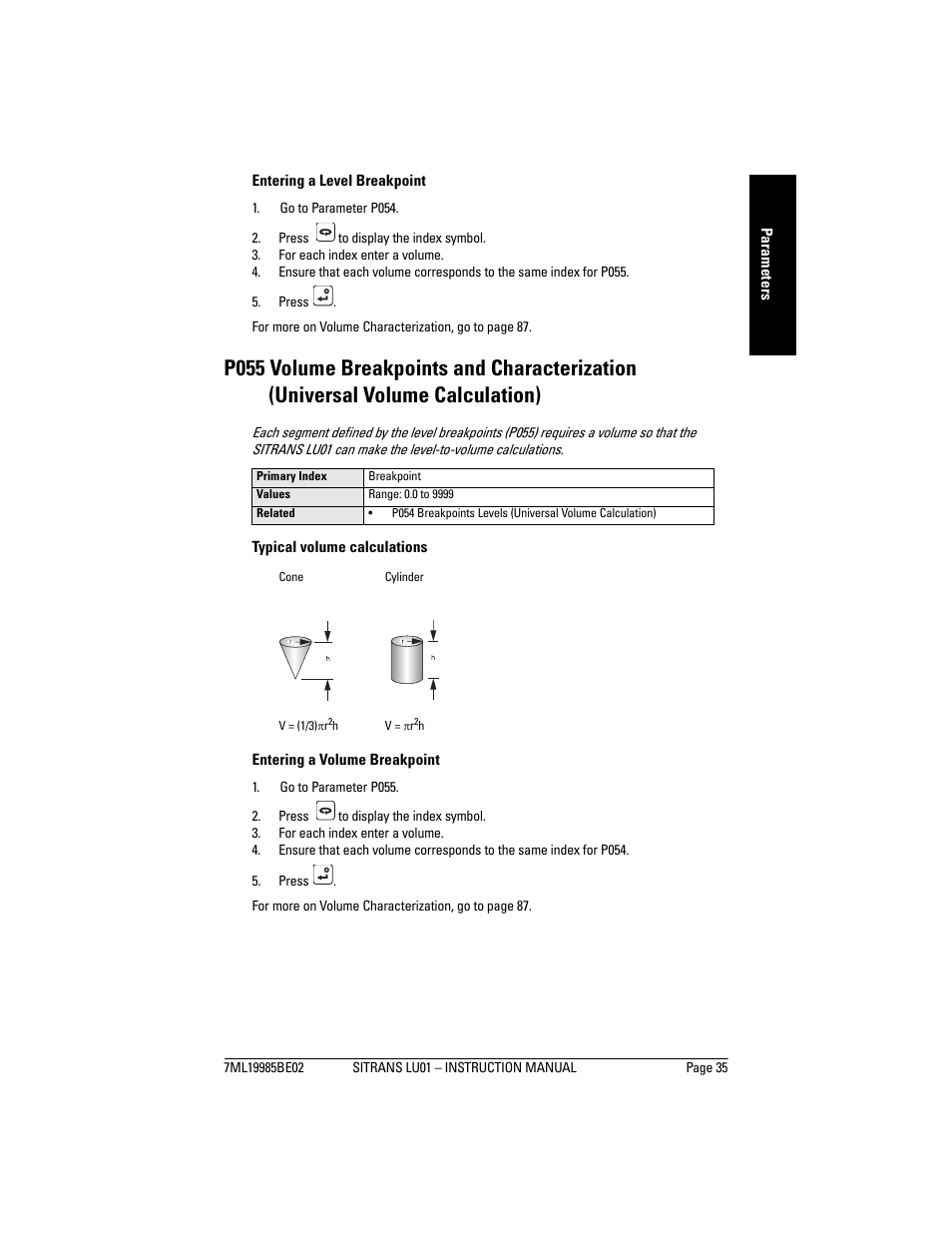 Siemens sitrans LU01 User Manual | Page 41 / 114