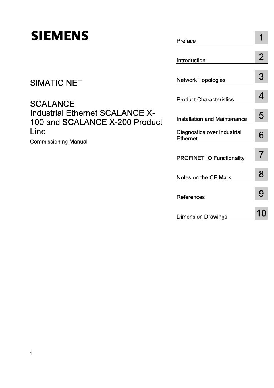 Siemens SCALANCE X-200 User Manual | 121 pages
