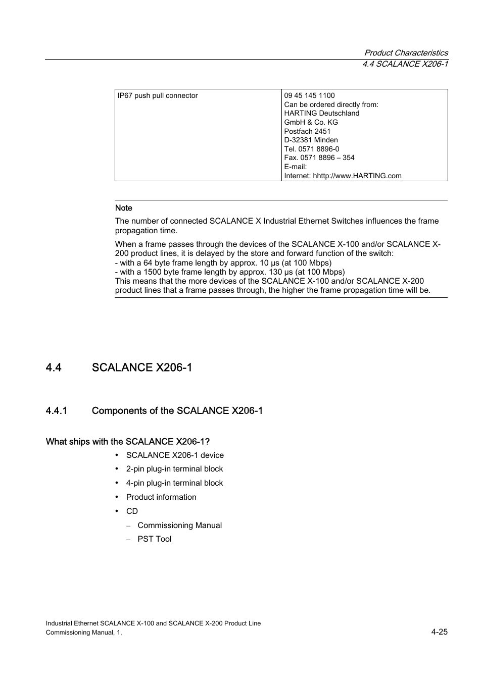 Scalance x206-1, Components of the scalance x206-1 | Siemens SCALANCE X-200 User Manual | Page 39 / 121