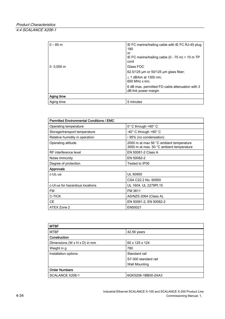 Siemens SCALANCE X-200 User Manual | Page 48 / 121