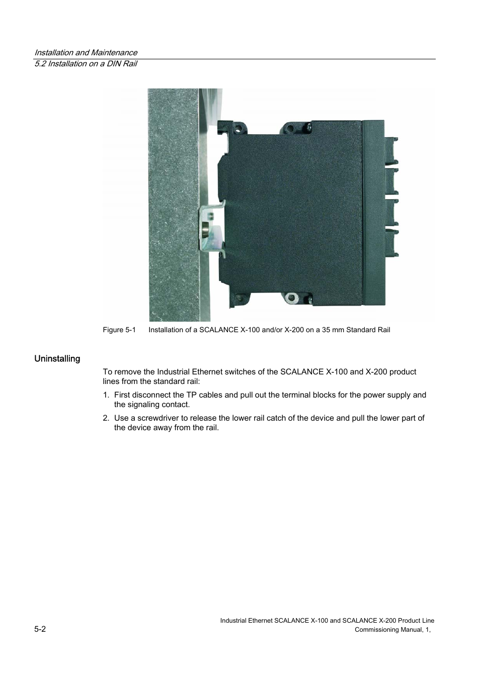 Siemens SCALANCE X-200 User Manual | Page 62 / 121