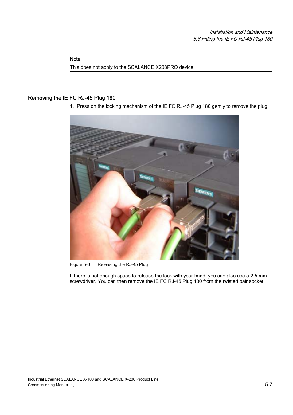 Siemens SCALANCE X-200 User Manual | Page 67 / 121