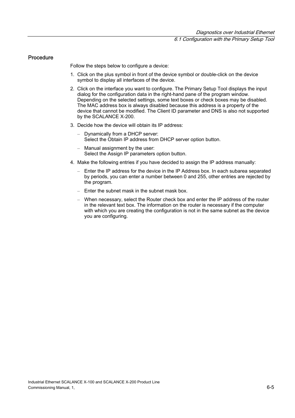 Siemens SCALANCE X-200 User Manual | Page 73 / 121