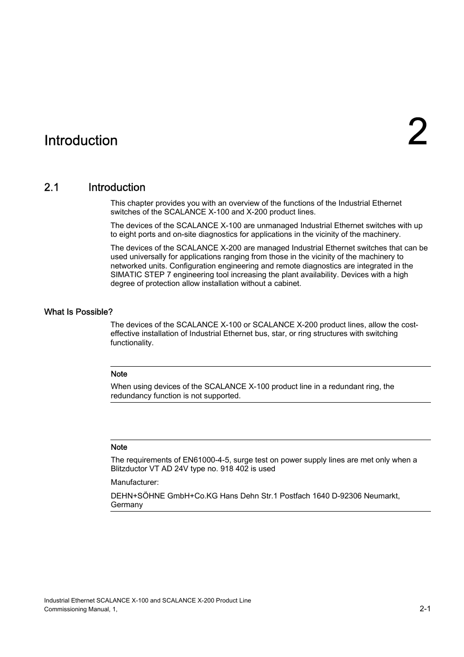 Introduction | Siemens SCALANCE X-200 User Manual | Page 9 / 121