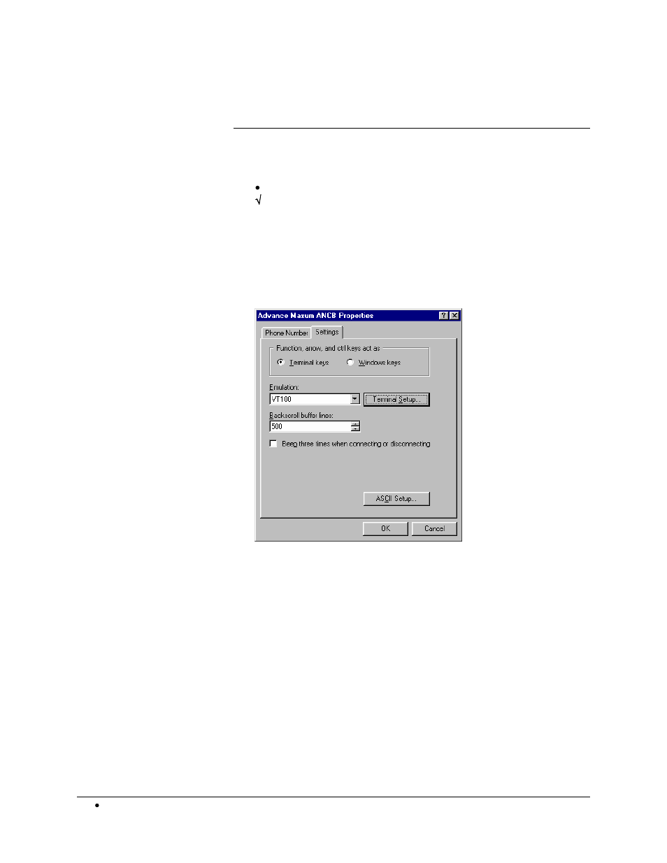 Configuring your pc | Siemens ADVANCE NETWORK COMMUNICATIONS BOARD/DATANET 2000592-001 User Manual | Page 36 / 72