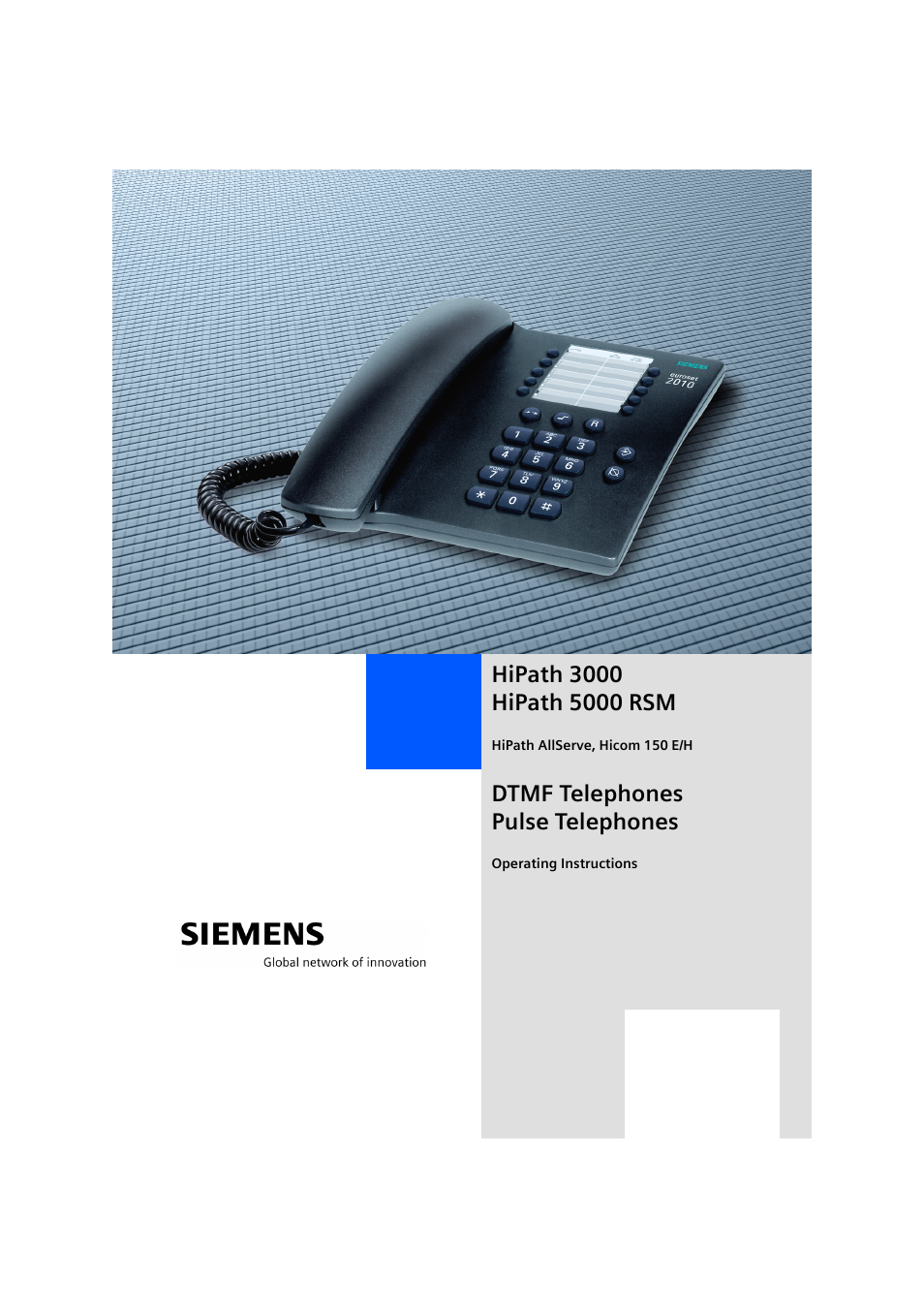 Siemens HiPath 5000 RSM User Manual | 62 pages