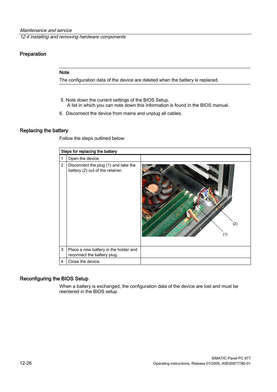 Siemens SIMATIC PANEL PC 877 User Manual | Page 140 / 288