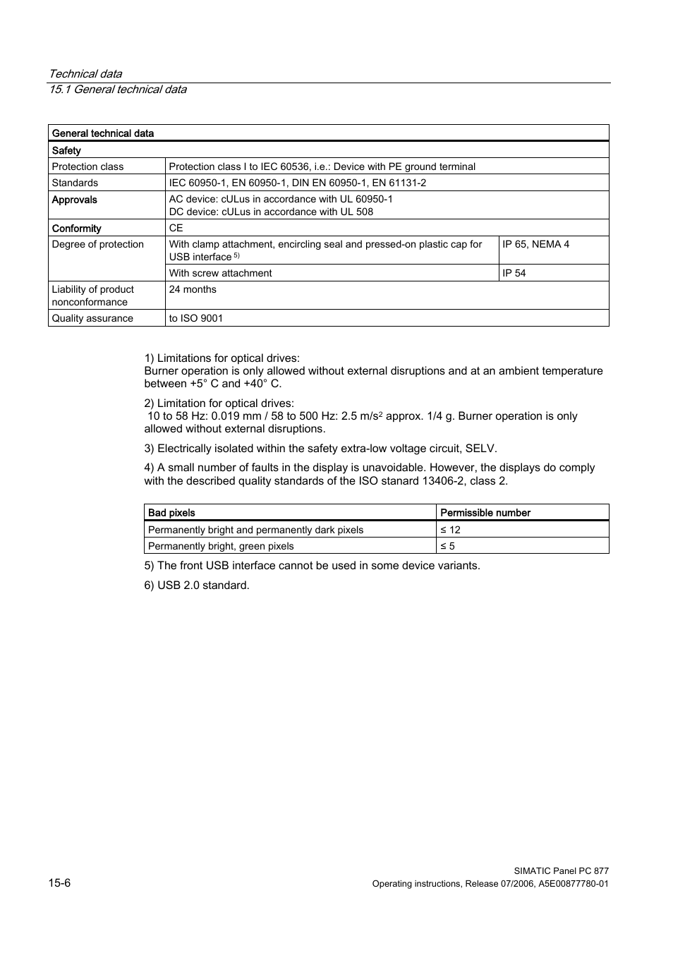 Siemens SIMATIC PANEL PC 877 User Manual | Page 176 / 288