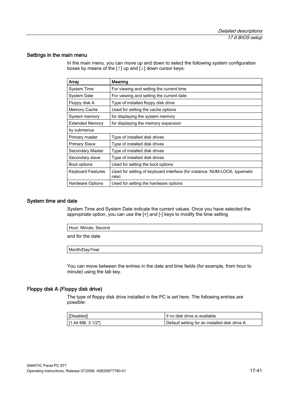 Siemens SIMATIC PANEL PC 877 User Manual | Page 233 / 288