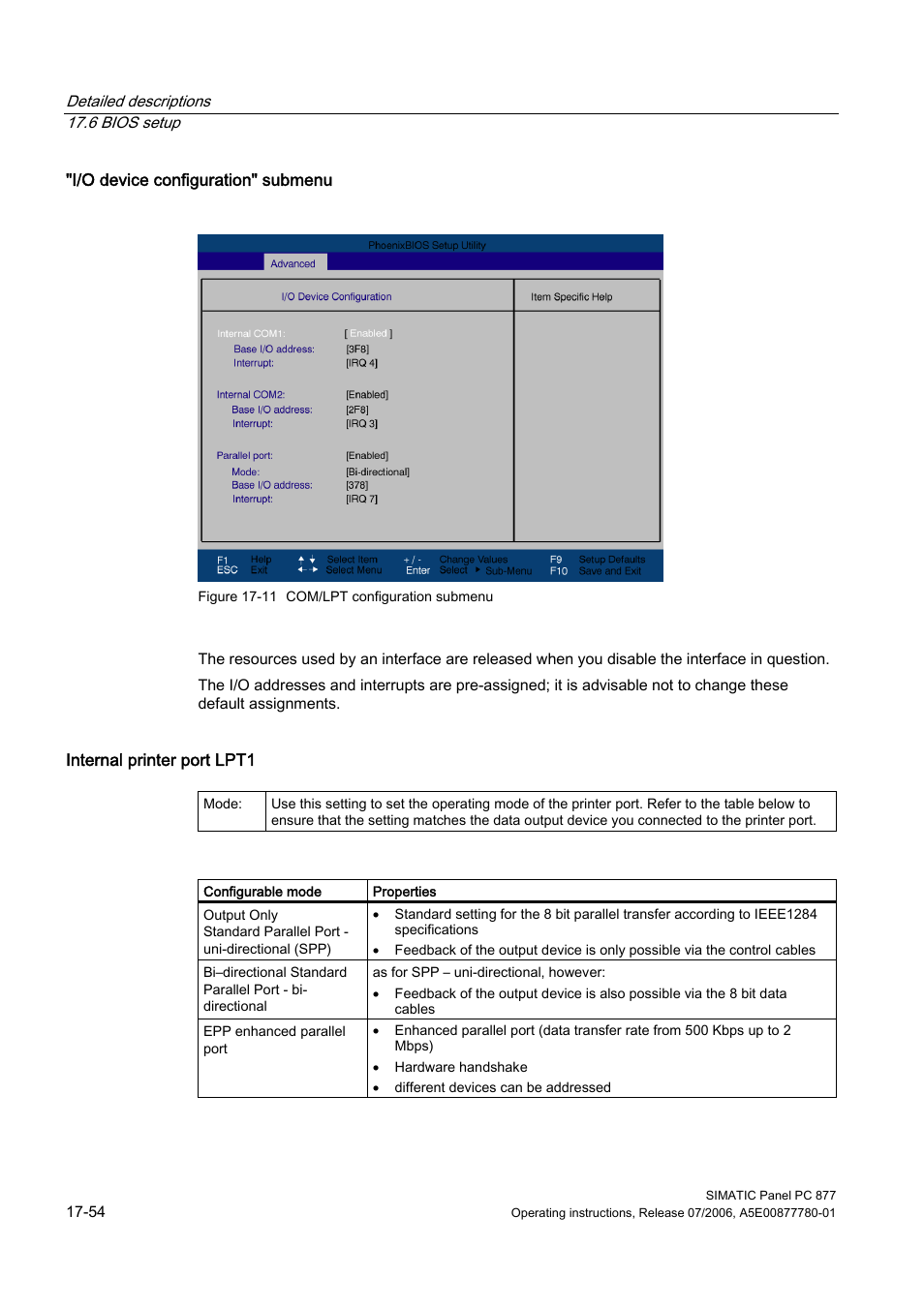 Siemens SIMATIC PANEL PC 877 User Manual | Page 246 / 288