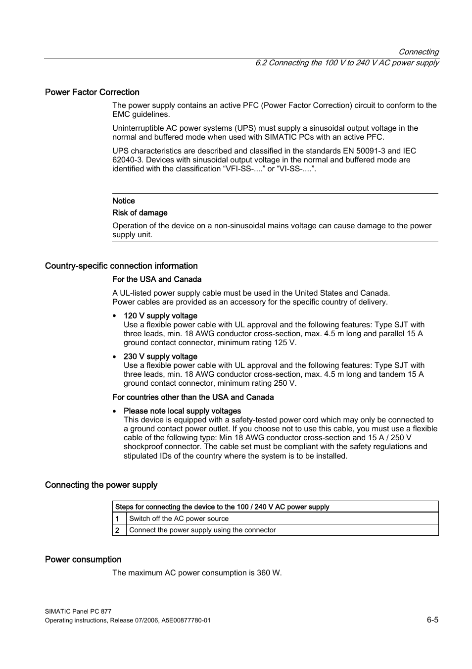 Siemens SIMATIC PANEL PC 877 User Manual | Page 47 / 288