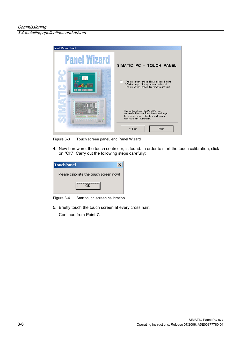 Siemens SIMATIC PANEL PC 877 User Manual | Page 60 / 288