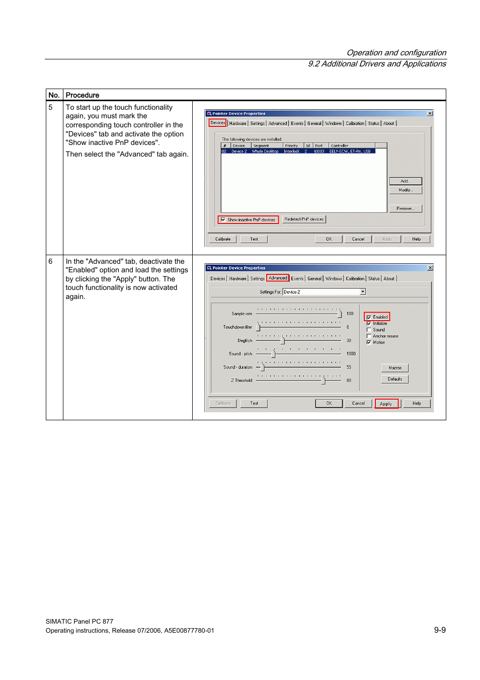 Siemens SIMATIC PANEL PC 877 User Manual | Page 77 / 288