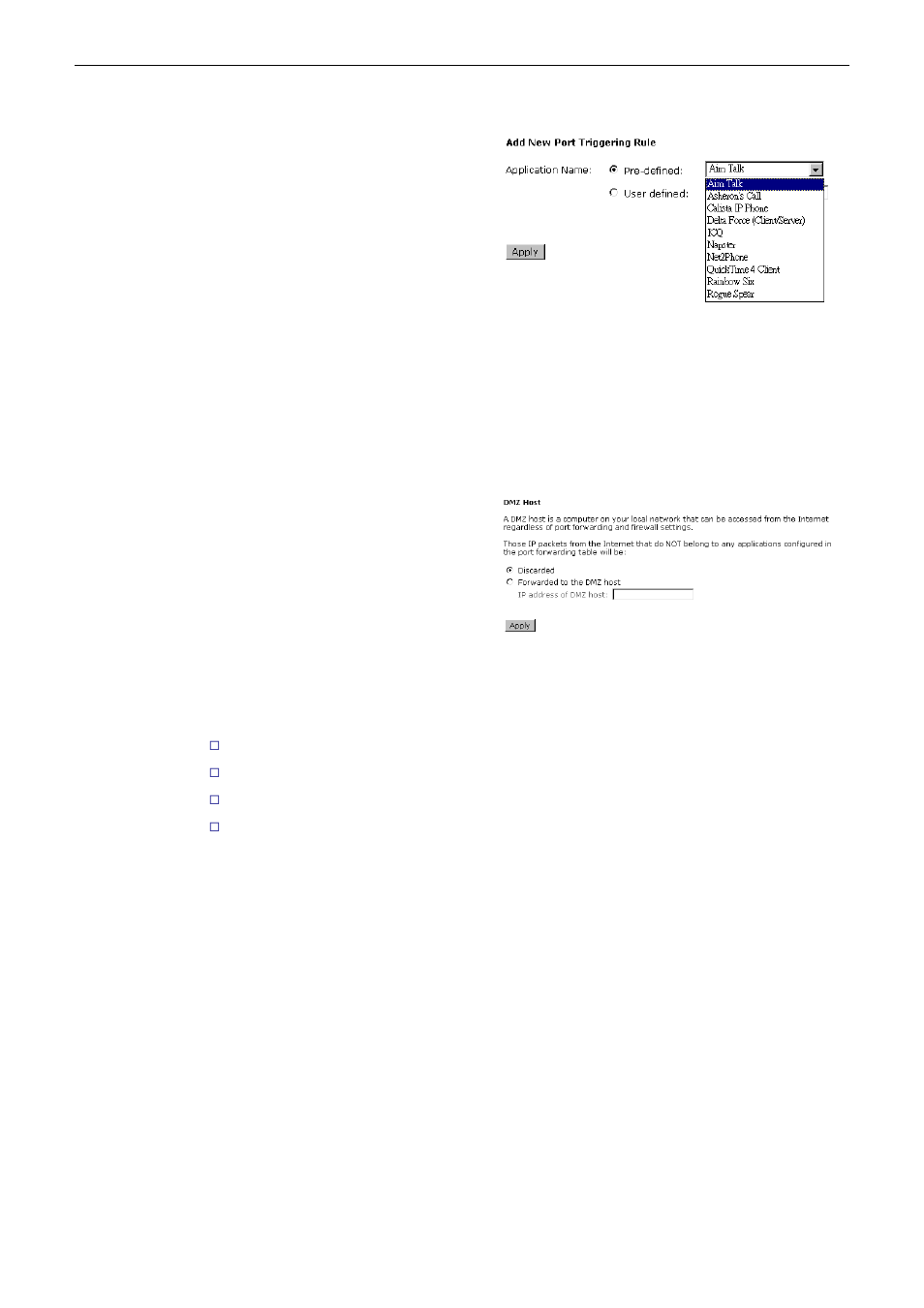 Virtual server - dmz host | Siemens CL-110-I User Manual | Page 103 / 129