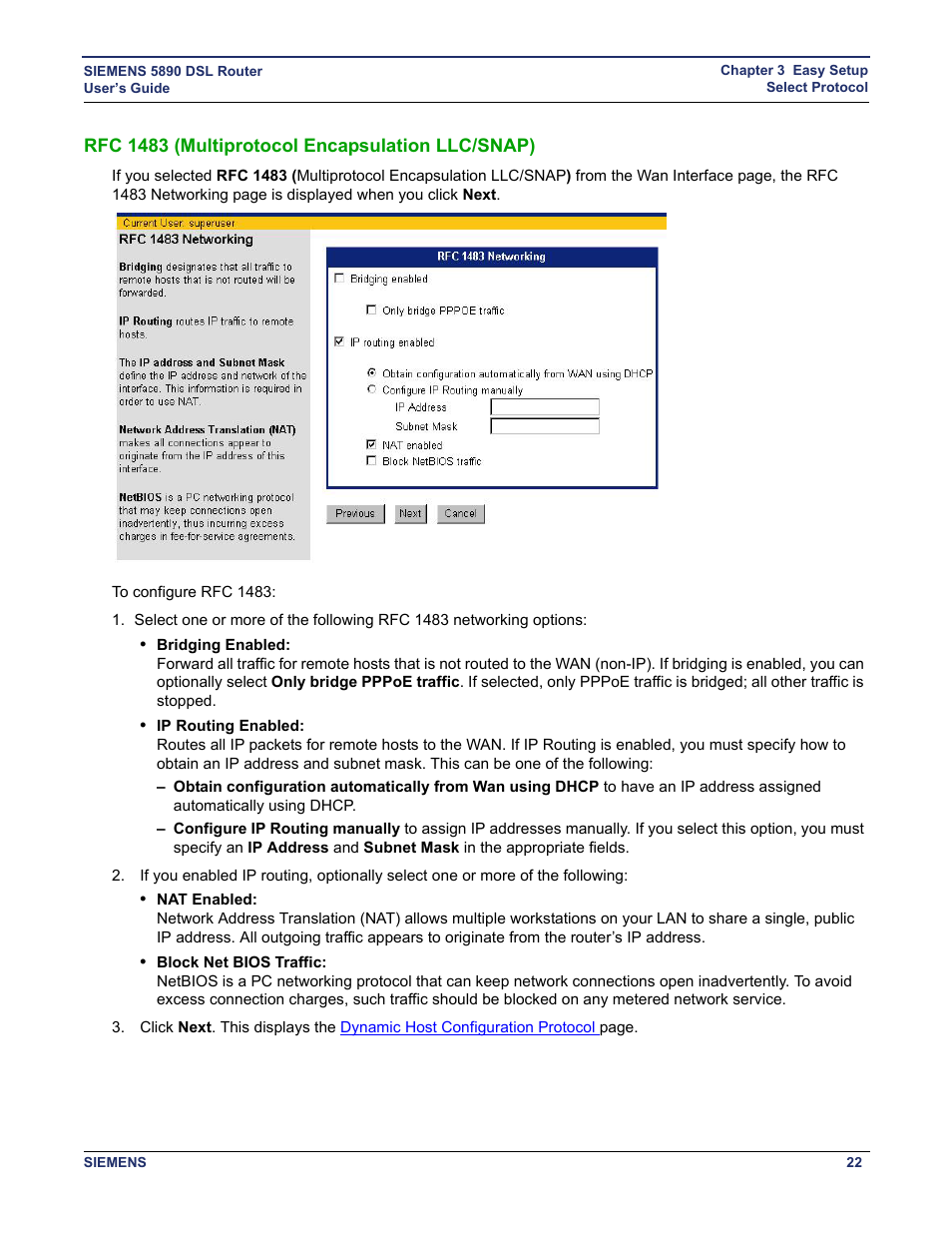 Rfc 1483 (multiprotocol encapsulation llc/snap) | Siemens 5890 User Manual | Page 28 / 102