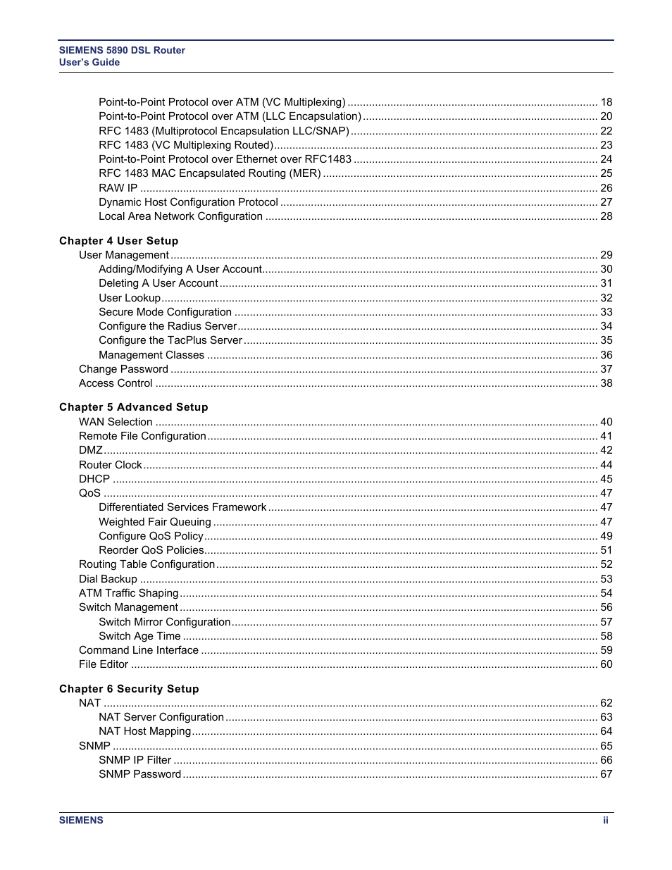 Siemens 5890 User Manual | Page 5 / 102