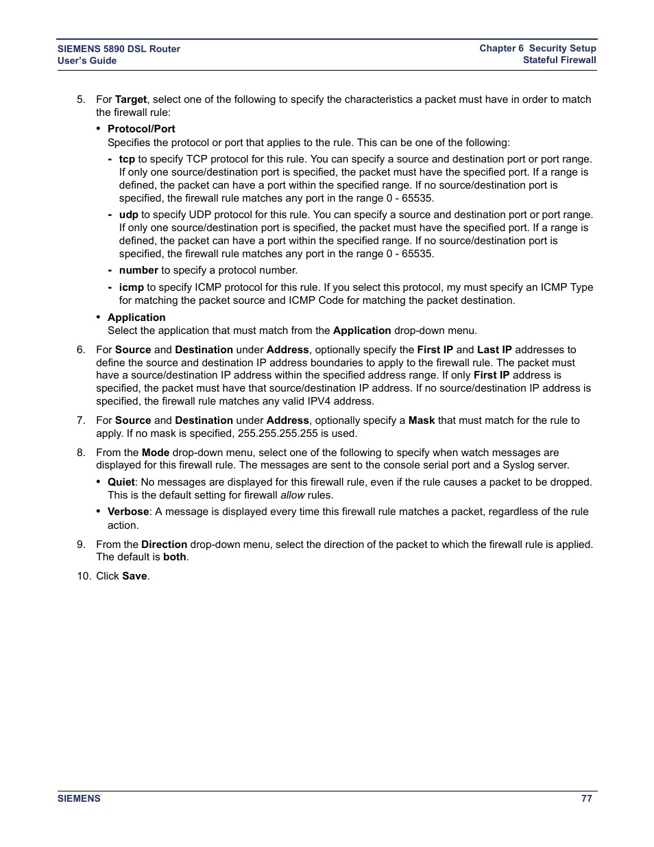 Siemens 5890 User Manual | Page 83 / 102