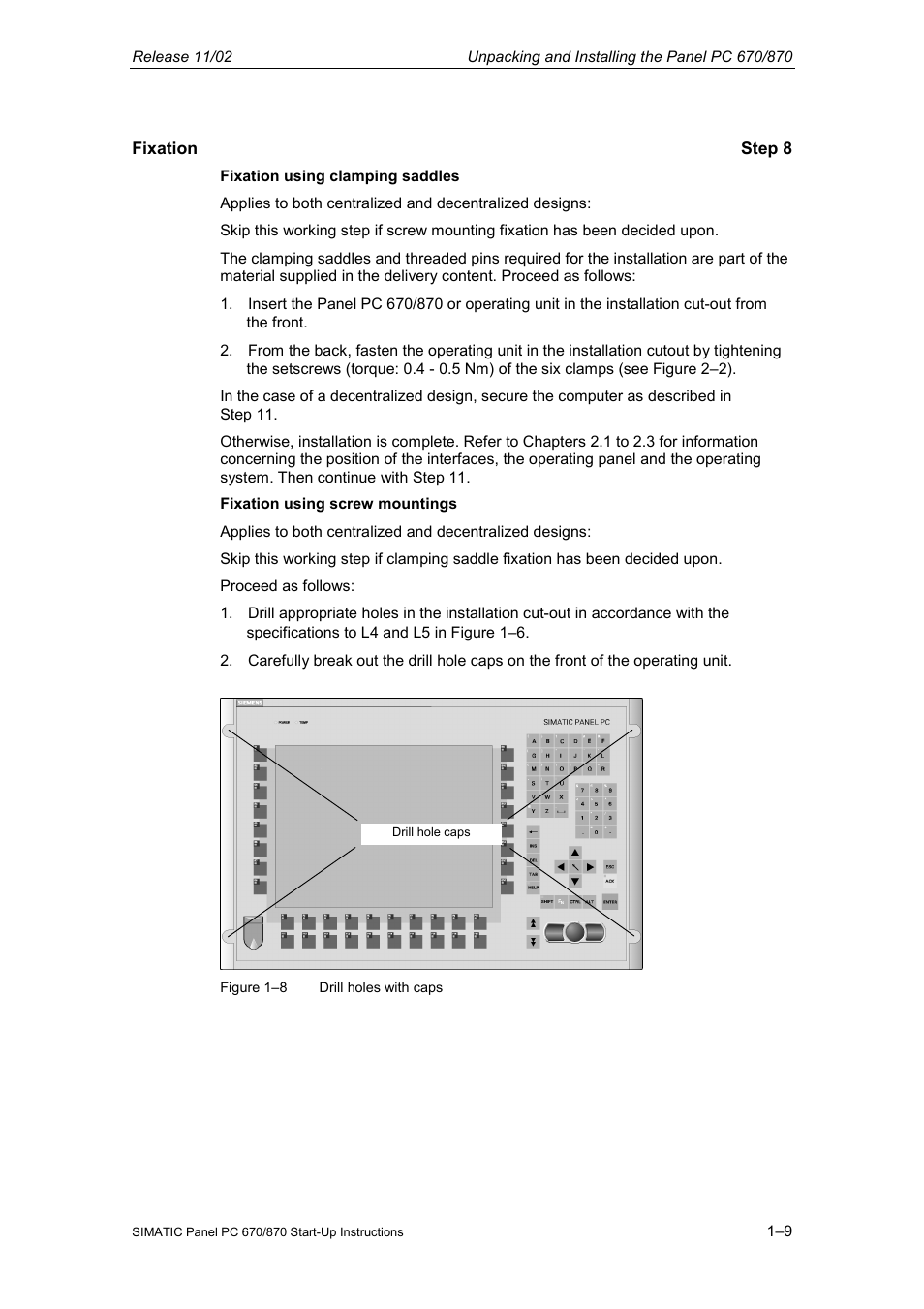 Siemens Simatic PC Panel PC 870 User Manual | Page 17 / 68