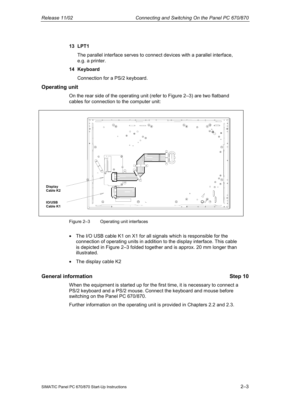 Siemens Simatic PC Panel PC 870 User Manual | Page 25 / 68