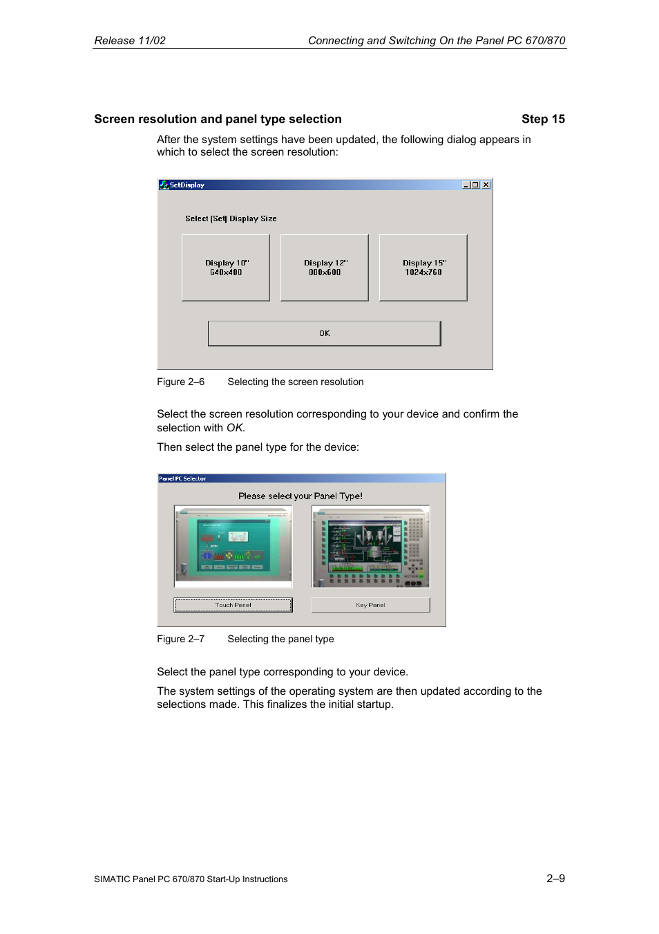 Siemens Simatic PC Panel PC 870 User Manual | Page 31 / 68