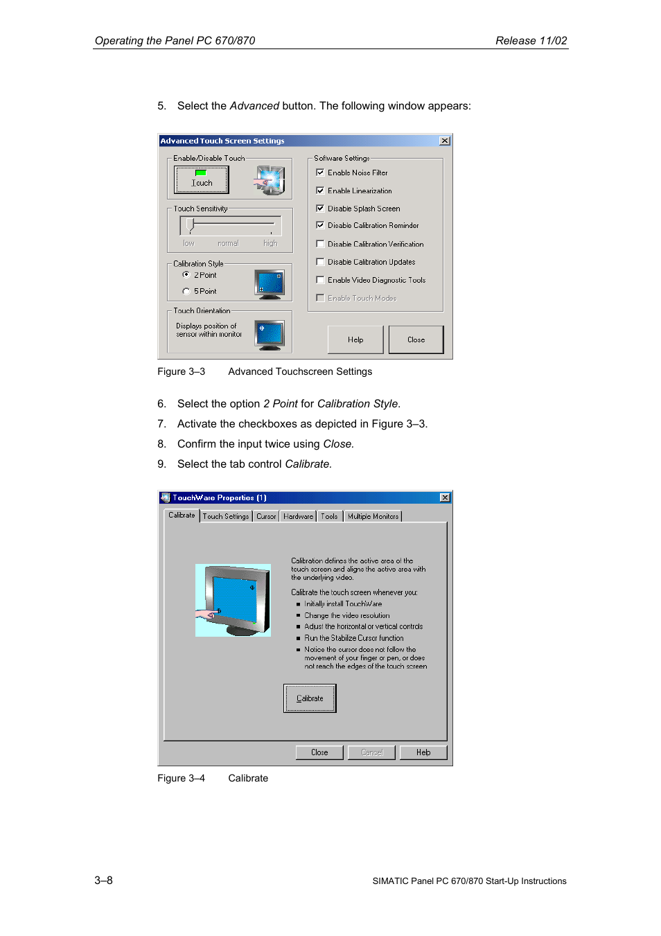 Siemens Simatic PC Panel PC 870 User Manual | Page 52 / 68