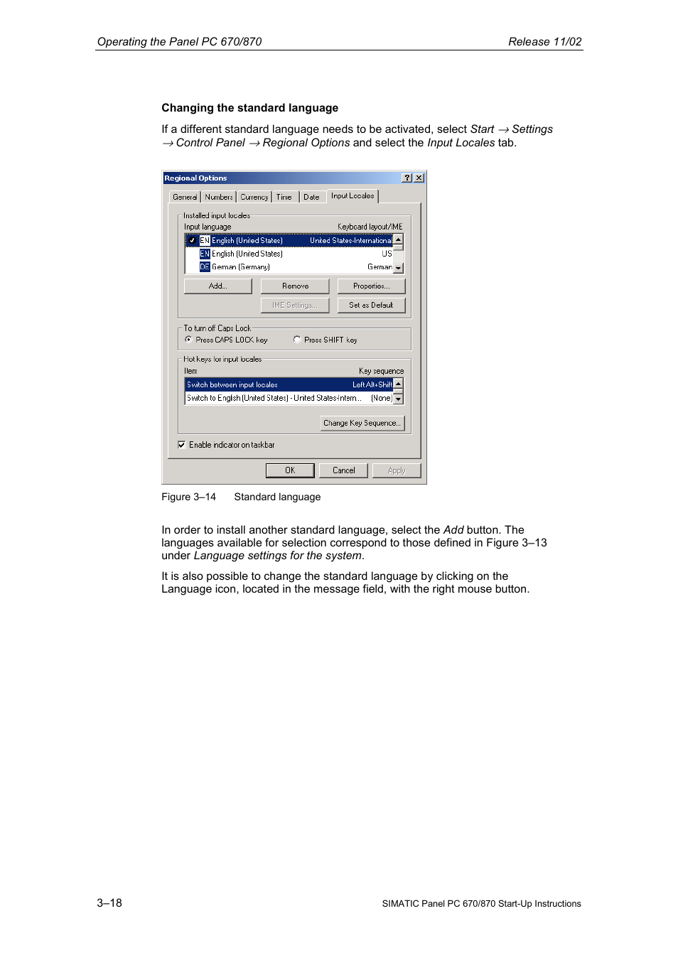 Siemens Simatic PC Panel PC 870 User Manual | Page 62 / 68