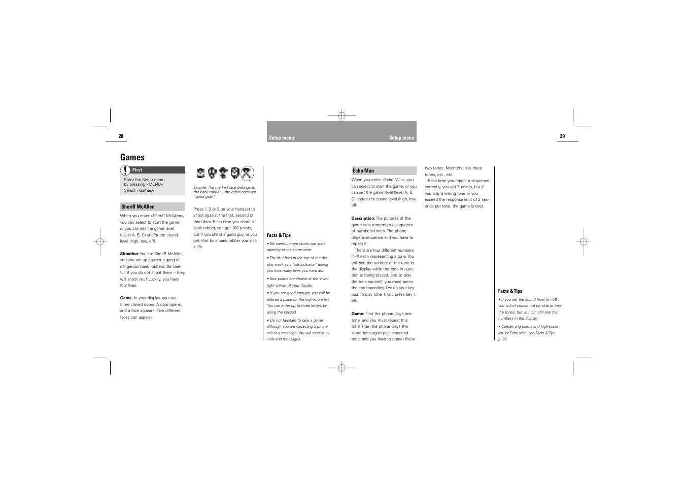 Games | Siemens M30 User Manual | Page 16 / 31